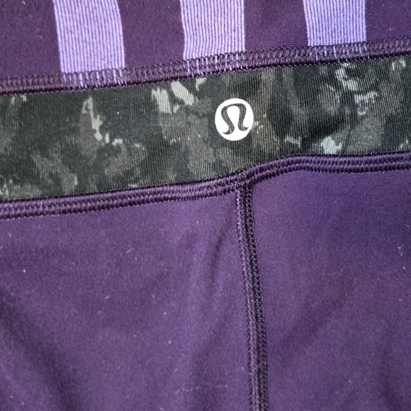 Lululemon Groove Pants Purple Size 8 Classic Wide Leg Bootcut Yoga Pants - Picture 6 of 6